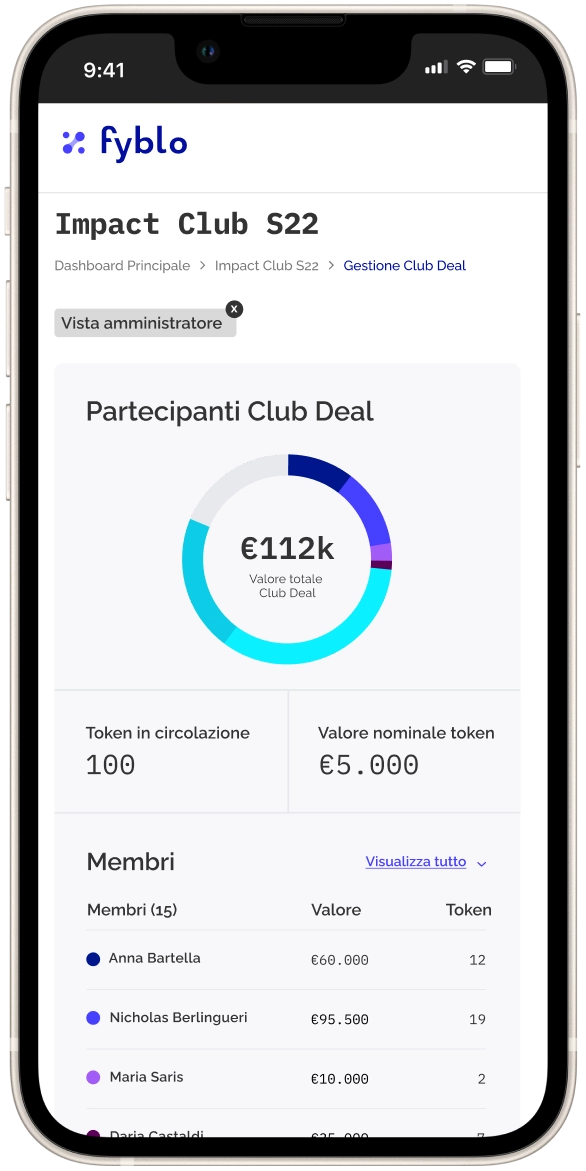 Mobile app example club deal